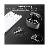 Tozo G1S Gaming Pods Bluetooth Wireless Low Latency Earbuds - Black