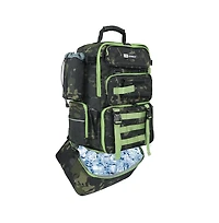 TackleChill Pro 2-in-1 Fishing Backpack with Cooler – 45L Tackle Storage, Built for Organized Outdoor Getaways