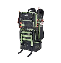 TackleChill Pro 2-in-1 Fishing Backpack with Cooler – 45L Tackle Storage, Built for Organized Outdoor Getaways