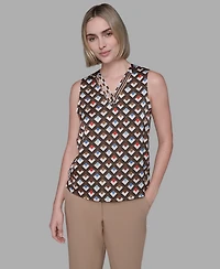 Karl Lagerfeld Paris Women's Sleeveless Top