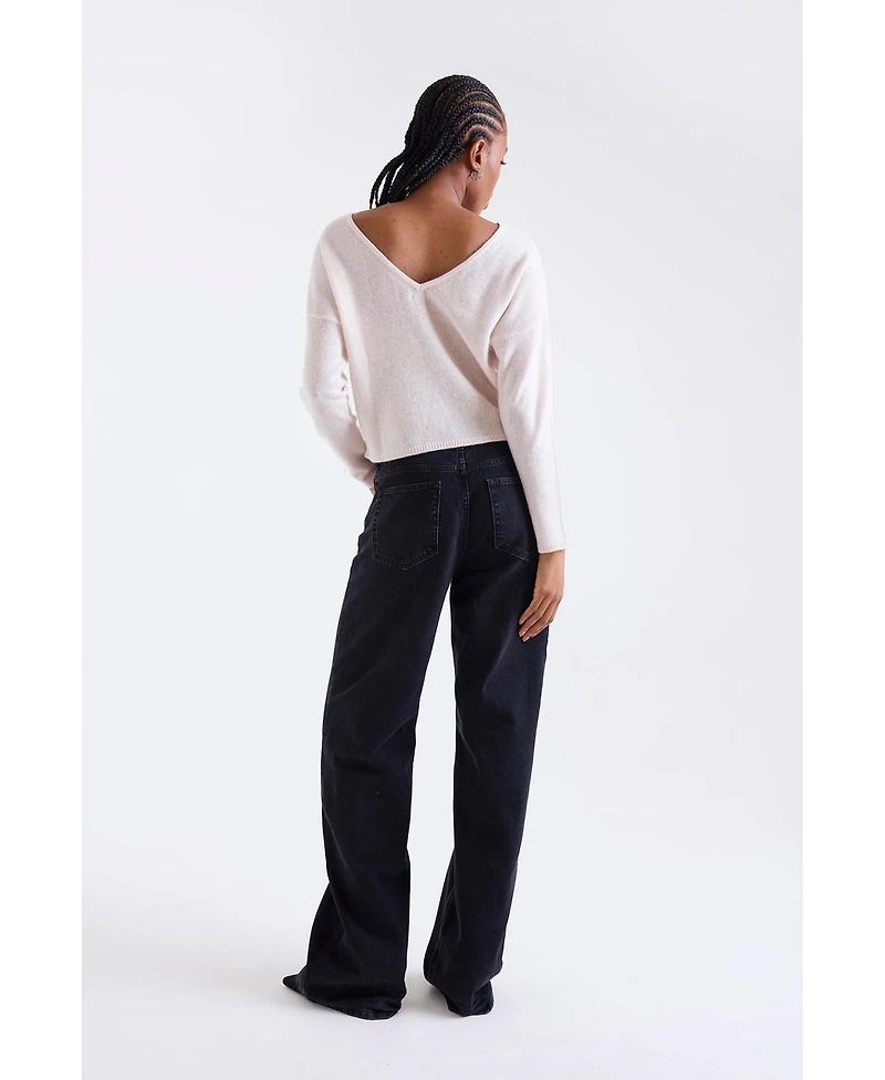 1982 Women's Leyla Low Back Cashmere Sweater