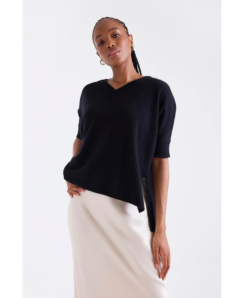 1982 Women's Venetia Vee V-Neck Cashmere Sweater