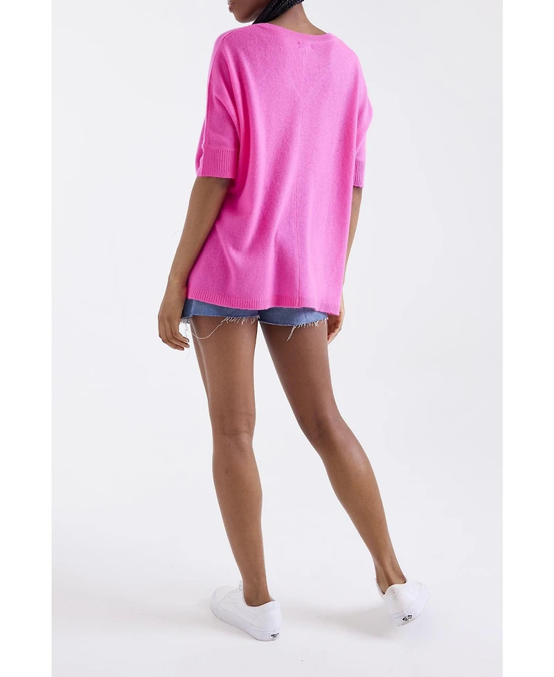 1982 Women's Venetia Vee V-Neck Cashmere Sweater