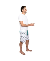 Sant and Abel Men's Tennis Navy Sleep Shorts