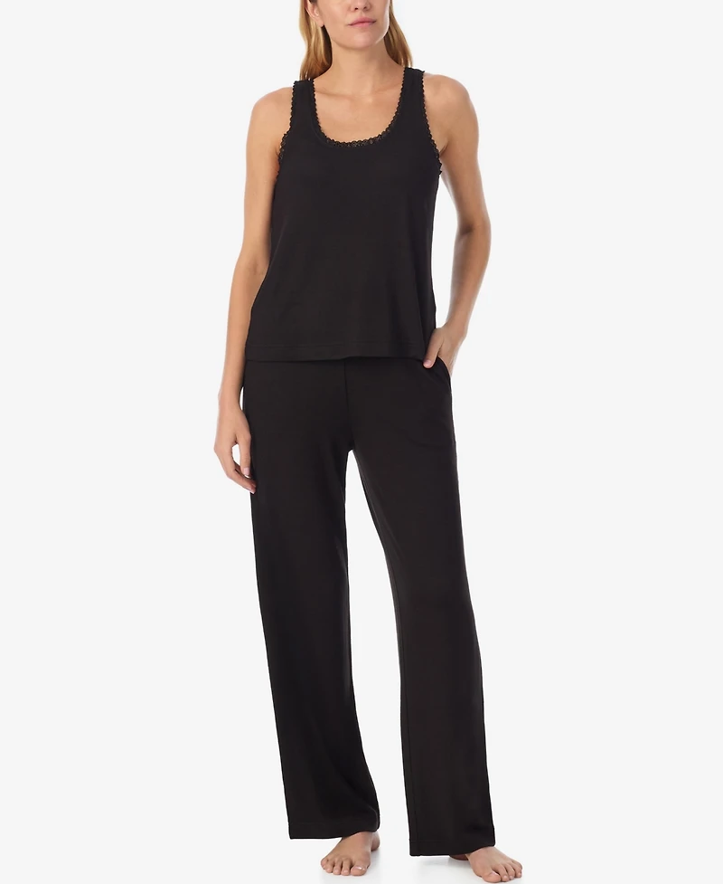 Sanctuary Women's 2-Piece Solid Pajama Set