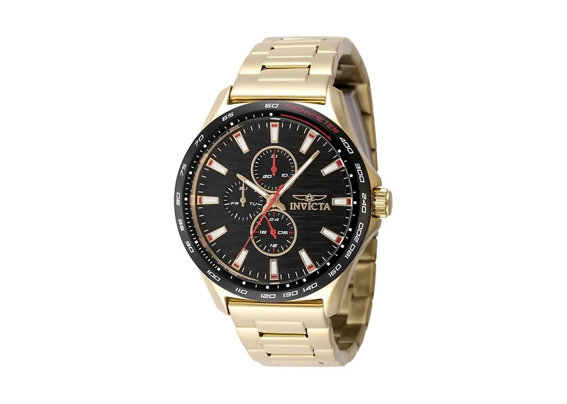 Invicta Men's 48871 Invicta Racing Quartz Chronograph Black Dial Watch