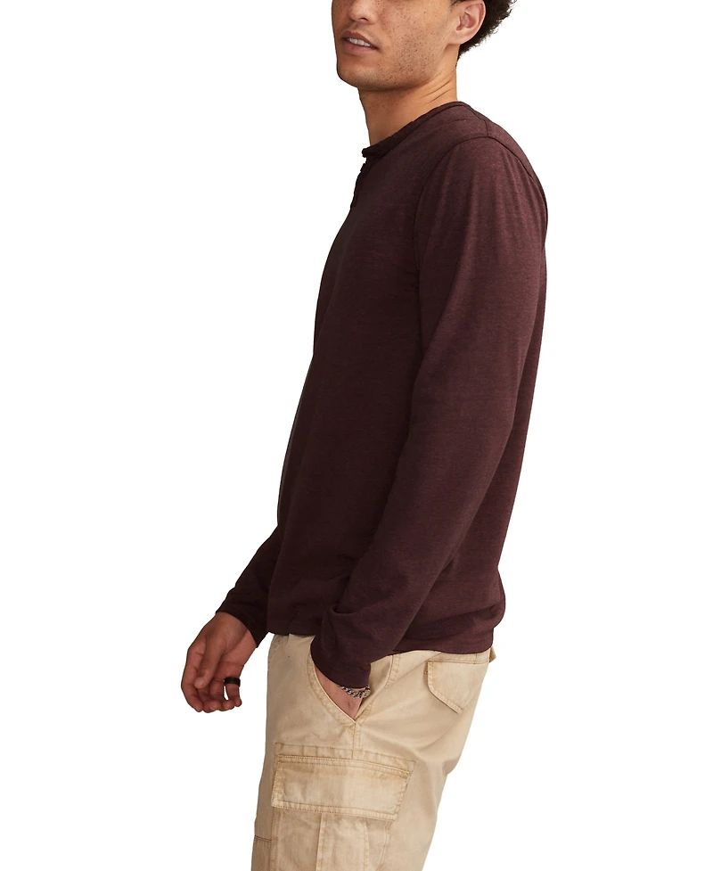 Lucky Brand Men's Venice Burnout Long Sleeve T-Shirt