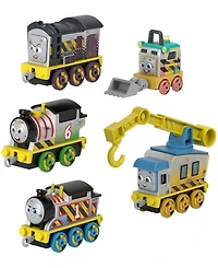 Thomas & Friends Construction Crew 5-Piece Diecast Metal Toy Train and Vehicle Set
