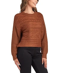 Bcx Juniors' Crewneck Pull On Sweater