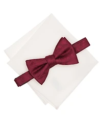 Bar Iii Kingston Tonal Floral Bow Tie and Pocket Square Set, Macy's Exclusive