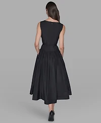 Karl Lagerfeld Paris Women's Taffeta Drop-Waist Ball Gown