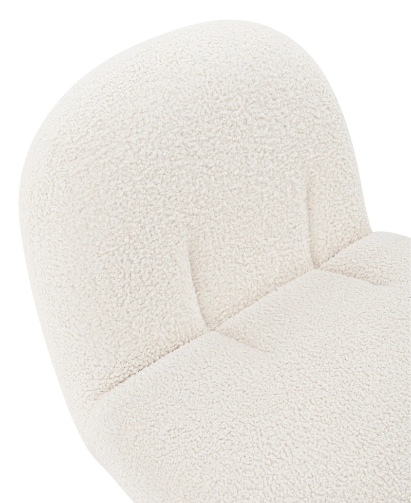 Manhattan Comfort Edina Modern 27.17" Boucle Fabric Upholstered Accent Chair