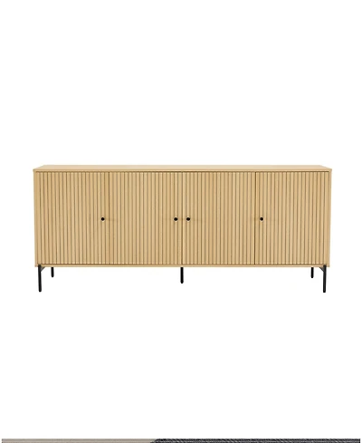 Manhattan Comfort Magnolia 70.9" Wood Modern 8-Shelf Sideboard