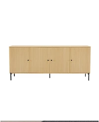 Manhattan Comfort Magnolia 70.9" Wood Modern 8-Shelf Sideboard
