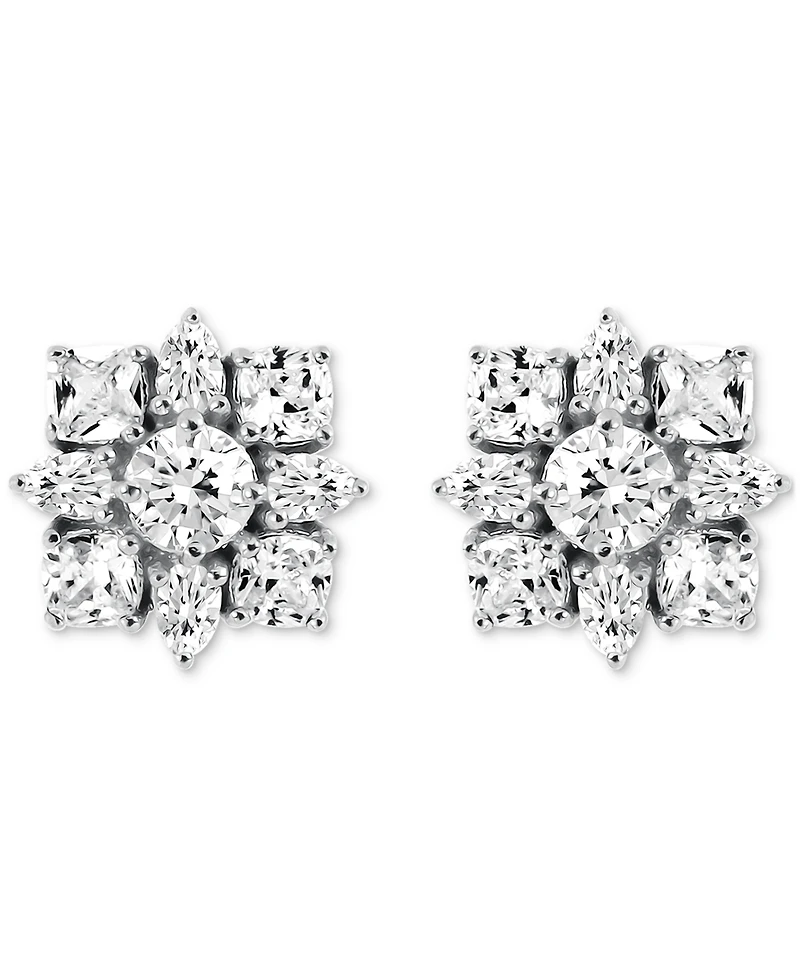 Giani Bernini Stud Earrings (3-1/3 ct. t.w.) in Sterling Silver, Macy's Exclusive
