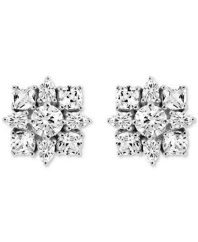 Giani Bernini Stud Earrings (3-1/3 ct. t.w.) in Sterling Silver, Macy's Exclusive