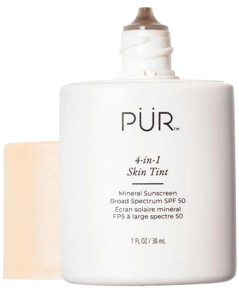 PUR 4-In-1 Skin Tint Mineral Sunscreen Broad Spectrum Spf 50