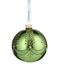 Waterford Holiday Heirlooms Green Bauble Ornament