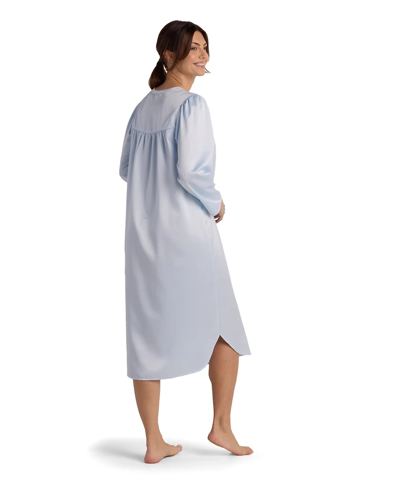 Miss Elaine Women's Long Sleeve Sleepwear Gown