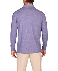 Tailorbyrd Men's Byrd Blend Long Sleeve Polo