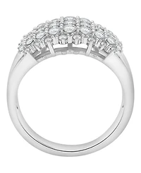 Diamond Cluster Ring (1 ct. t.w.) in 14k White Gold