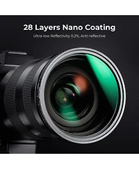 K&F Concept 72mm Nano-x ND2-32 1-5 Stop Magnetic Variable Neutral Density Lens Filter