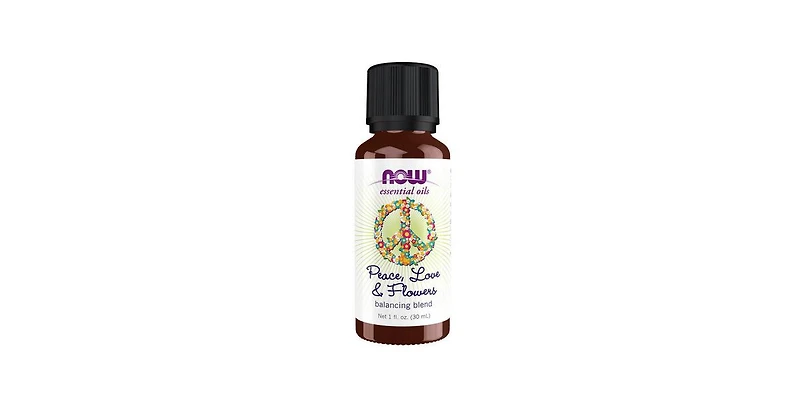 Now Foods Peace Love And Flowers Oil Blend ,30ml ,1 Oz