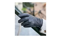 Men`s Premium Deer Skin Touchscreen Gloves "Charles Touch" Wool Lining