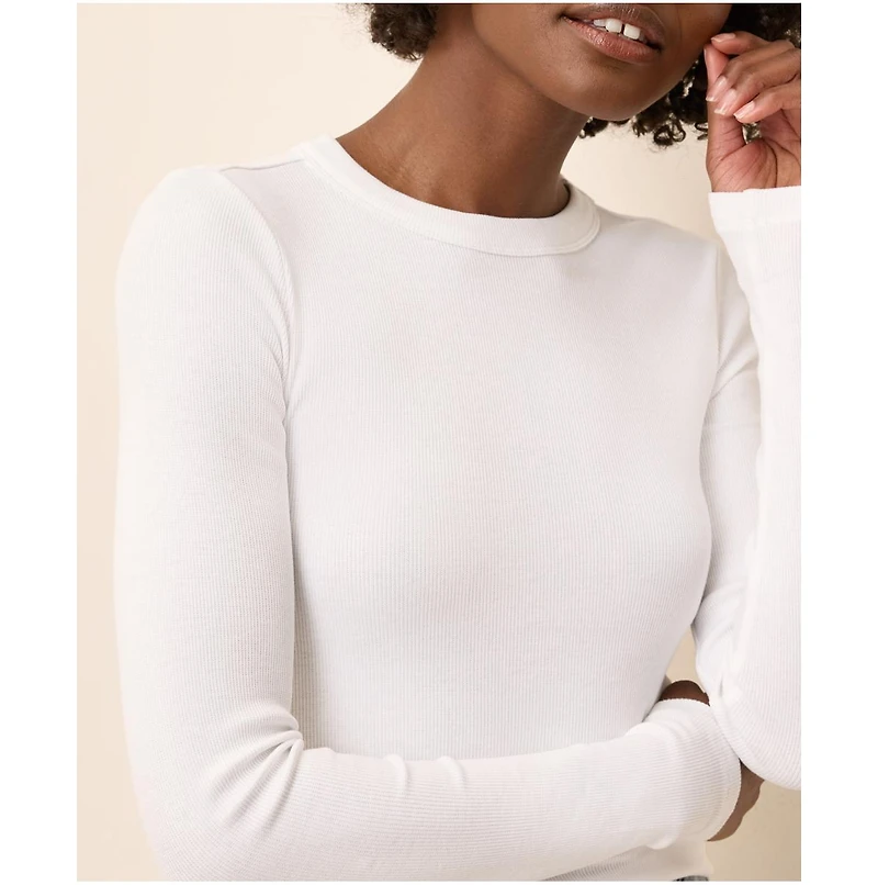 Pact Women's Perfect Rib Long Sleeve Tee