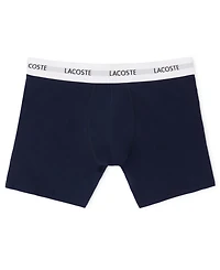 Lacoste Men's 3-Pack Regular-Fit Logo Boxer Briefs