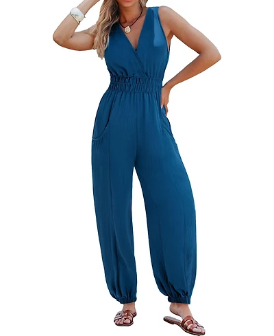 Cupshe Women's Too Good to Miss Blue Jumpsuit