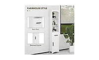 Bathroom Cabinet Space Saver for Towels and Essentials with Durable Build