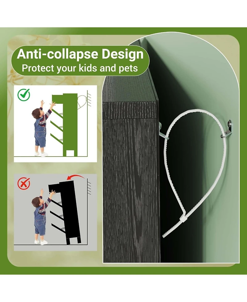 gaomon Shoe Storage Cabinet with 3 Flip Drawers and 1 Drawer, Entryway Shoe Organizer with Adjustable Shelves and Metal Legs, Space-Saving Narrow Rack