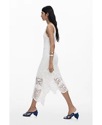 Desigual Women's Crochet midi dress