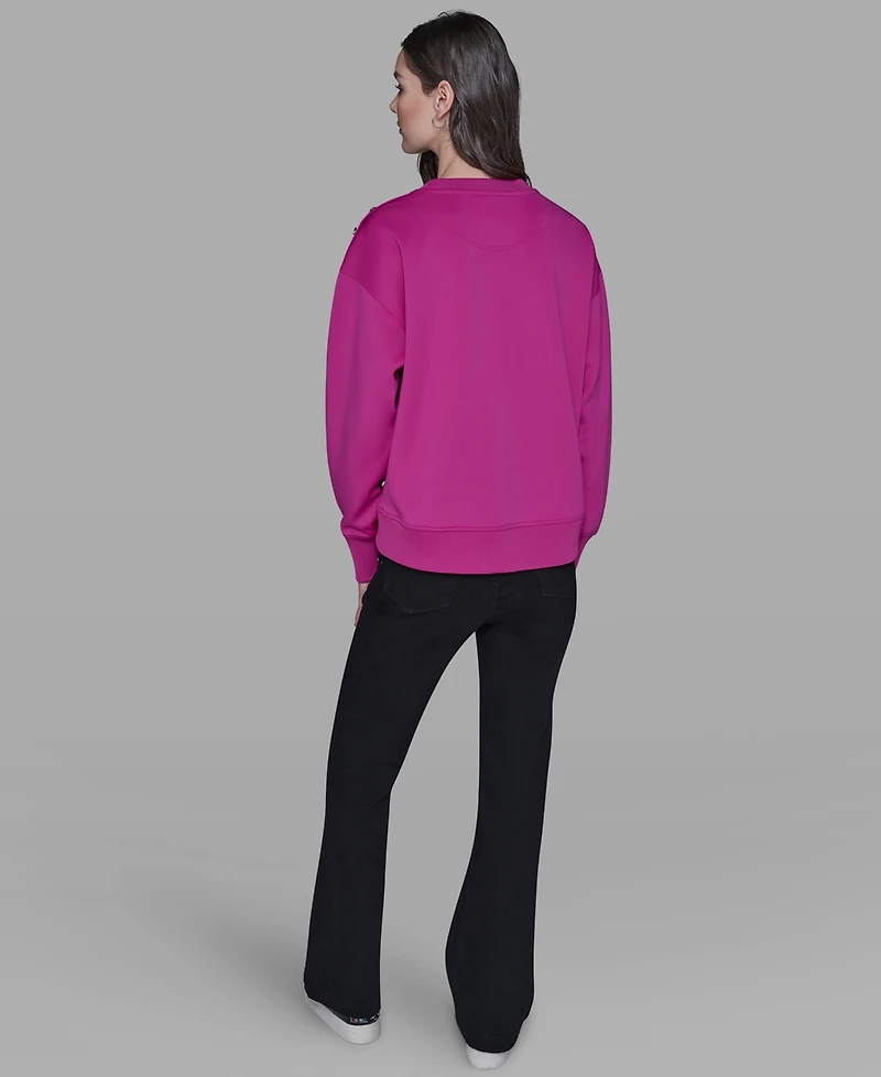 Karl Lagerfeld Paris Choupette Long Sleeve Sweater