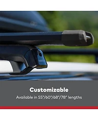 Yakima 55 Inch Aluminum Hd Crossbar, Compatible w/StreamLine Towers, (Set of 2)