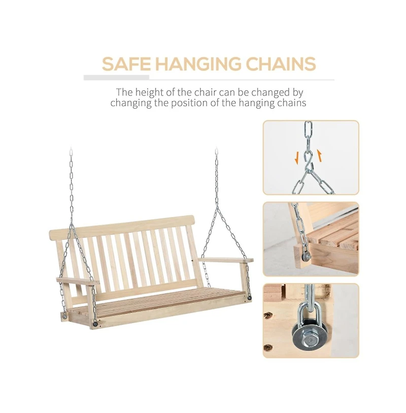 Comfortable Outdoor Patio Swing with Weather Resistant Frame for Relaxing Backyard