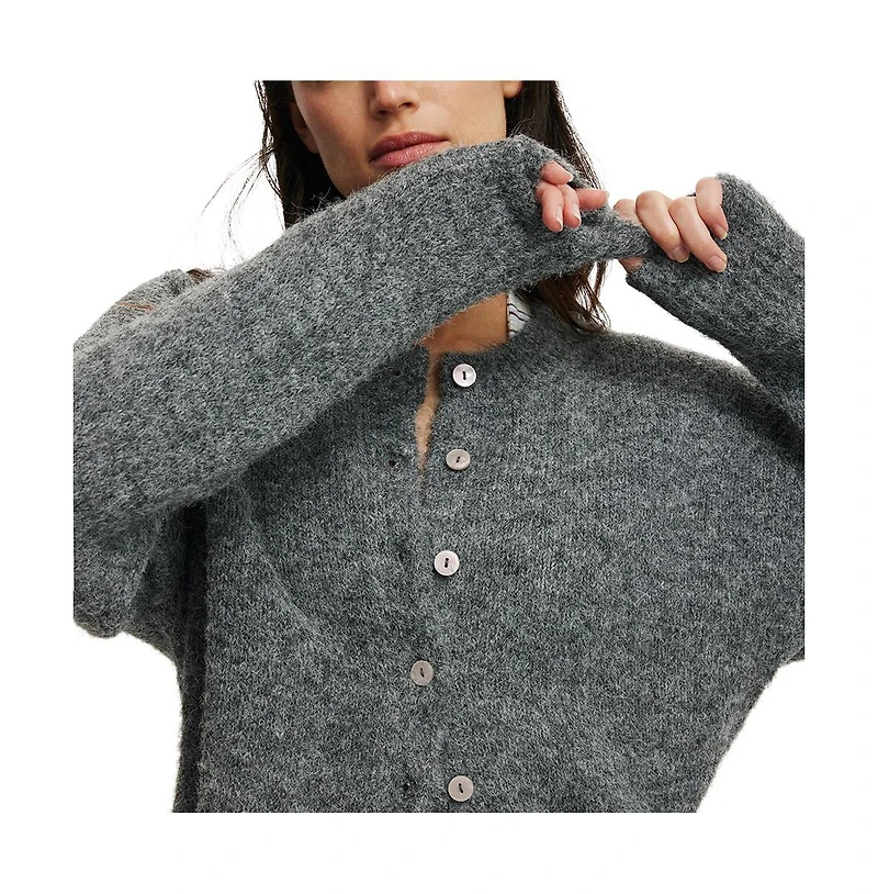 Cotton On Women's Lofty Luxe Crew Cardigan