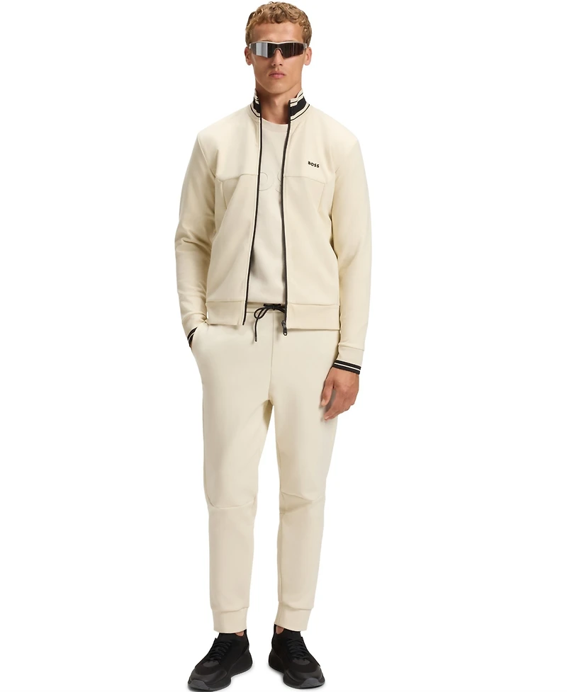 Boss by Hugo Men's Cotton-Blend Zip-Up Sweatshirt