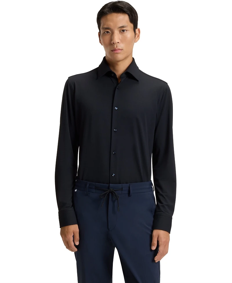 Boss by Hugo Men's Performance-Stretch Slim-Fit Dress Shirt
