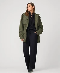 Cable & Gauge Grommet Detail Top Wide Leg Pant Lounge Set