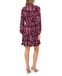 CeCe Women's Long Balloon Sleeve Dress