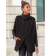 Lascana Women's Leather Sleeve Jacket
