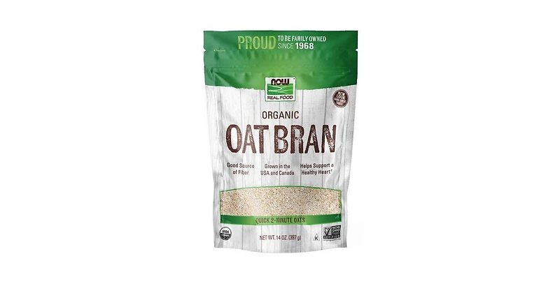 Now Foods Oat Bran, 14 oz