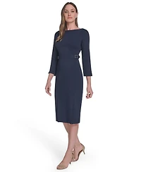 Calvin Klein Women's Side Buckle Midi Dress