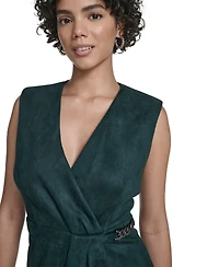 Calvin Klein Women's Side Chain Midi Dress