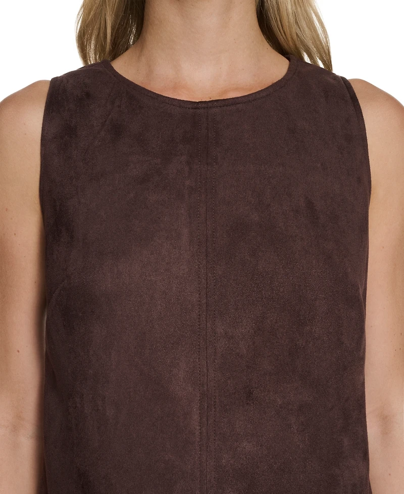 Calvin Klein Women's Crewneck Short Shift Dress
