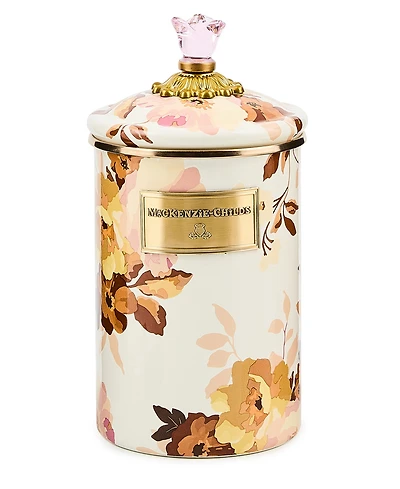 MacKenzie-Childs Wild Rose Large Canister