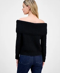 I.n.c. International Concepts Petite Lofty Off-The-Shoulder Sweater, Macy's Exclusive