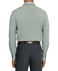 ConStruct Men's Solid Performance Stretch Cooling Comfort Dress Shirt